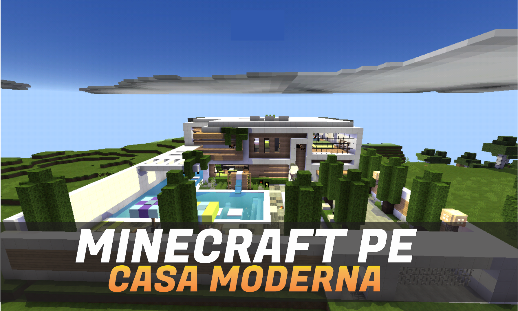 modern mcpe mansion map download modern mcpe mansion map download