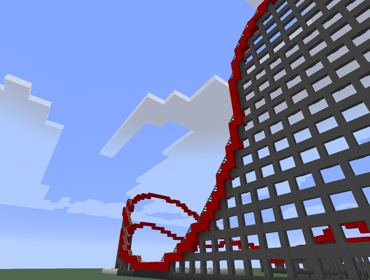 Minecraft Wicked Cyclone at Six Flags New England Screenshots Show