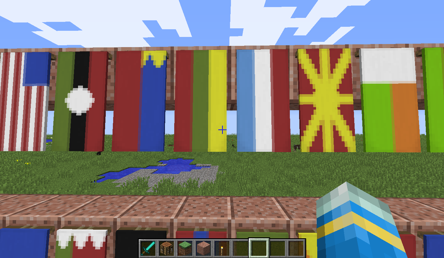 Flags Of All 196 Countries On Banners - Discussion - Minecraft: Java 