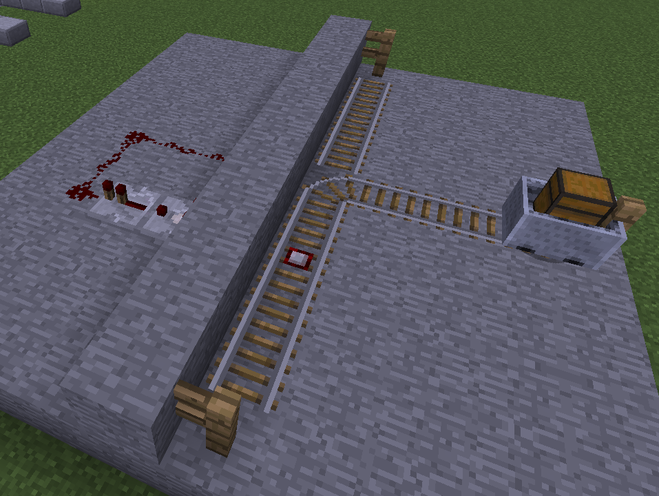 How do you hide the comparator, repeater, and redstone dust for a chest