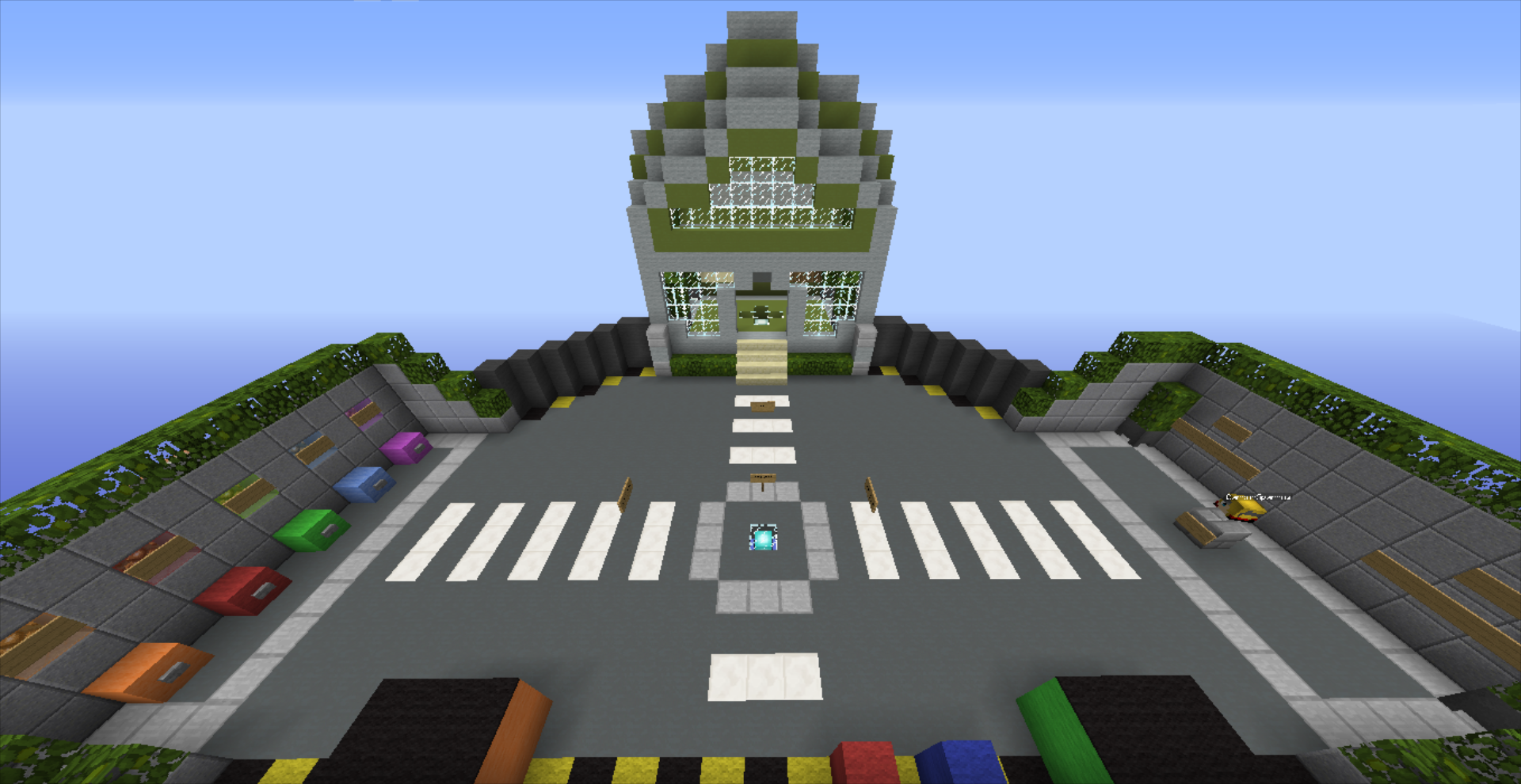 minecraft slime block launchers diagonal