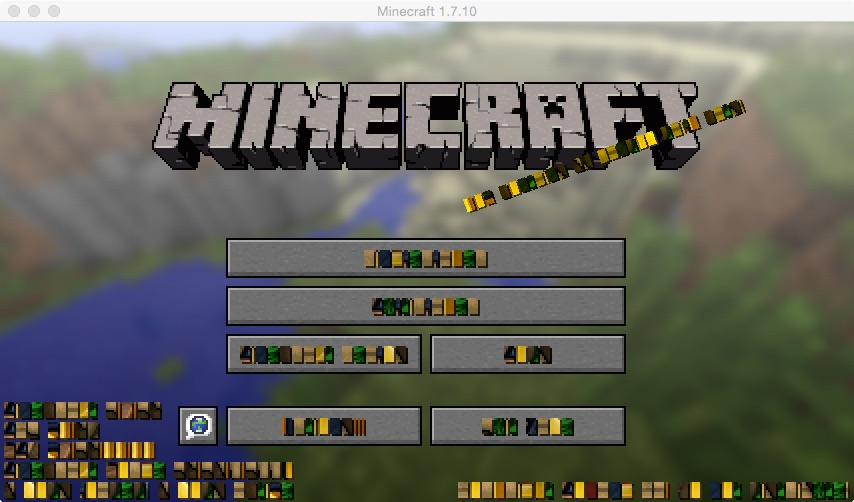 Please Help Minecraft Forge Version 1.7.10( all text is replaced by white boxes) MAC - Modded ...