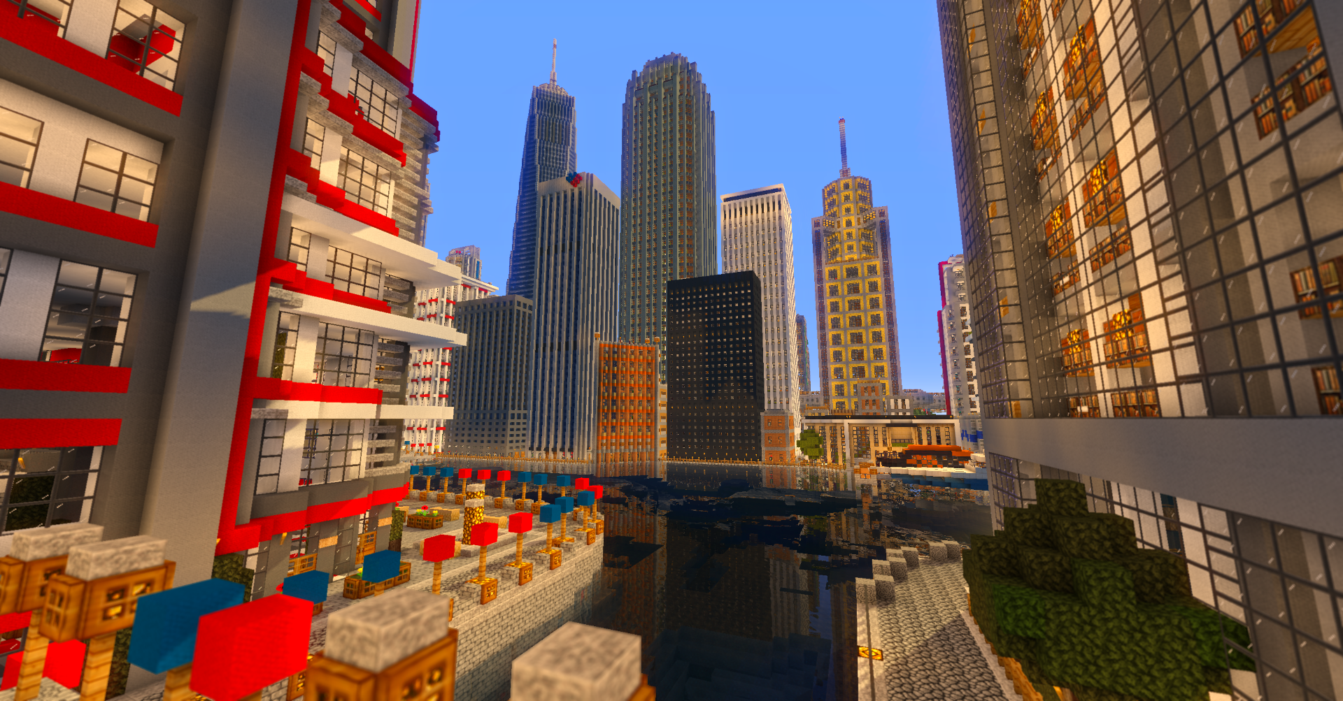 minecraft huge city map download ps4