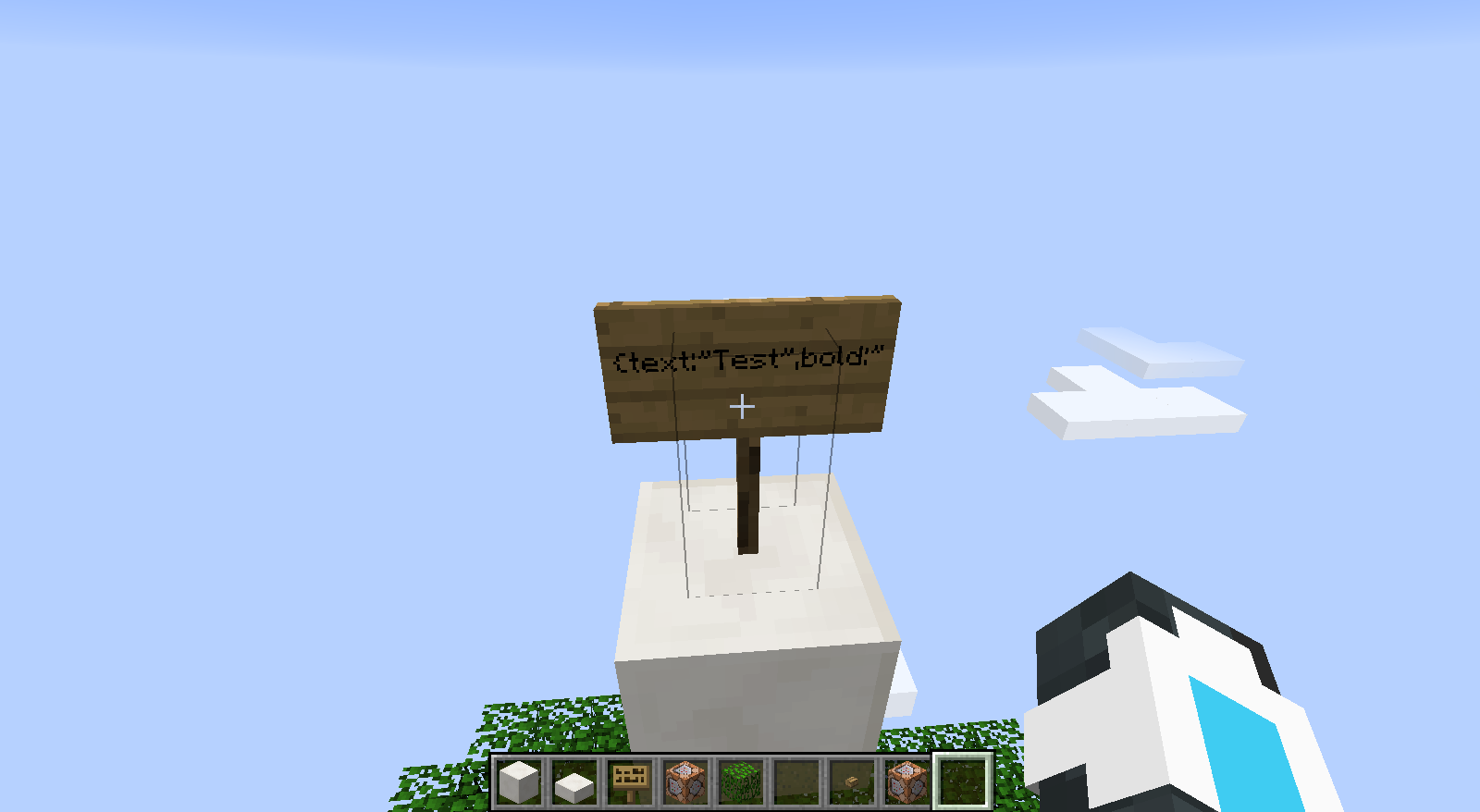 Snapshot sign glitch? Recent Updates and Snapshots Minecraft Java