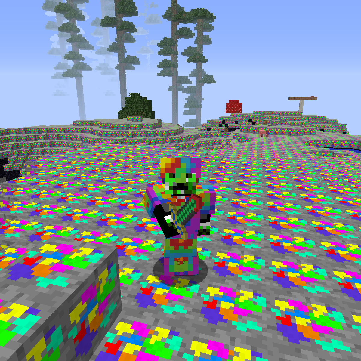 The Rainbow Mod version 1.1 for Minecraft 1.8 Minecraft Mods