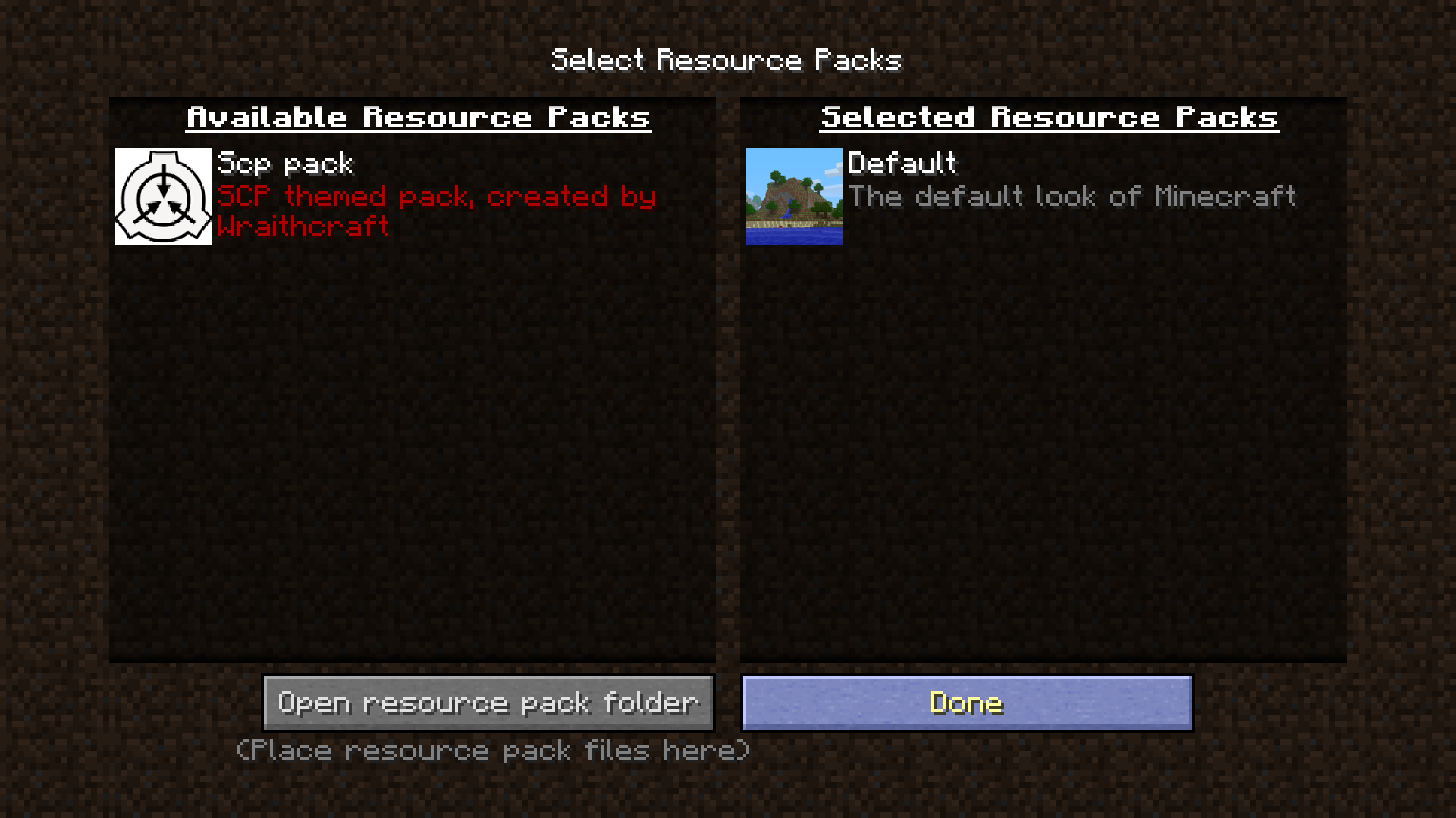 what can minecraft natively support for resource packs