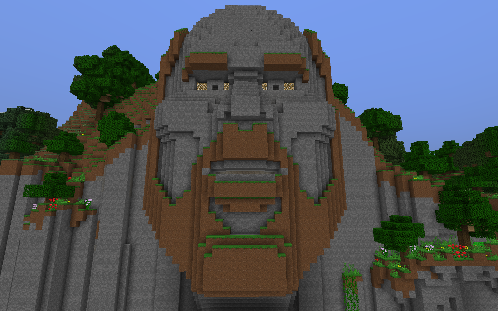 Notch statue minecraft