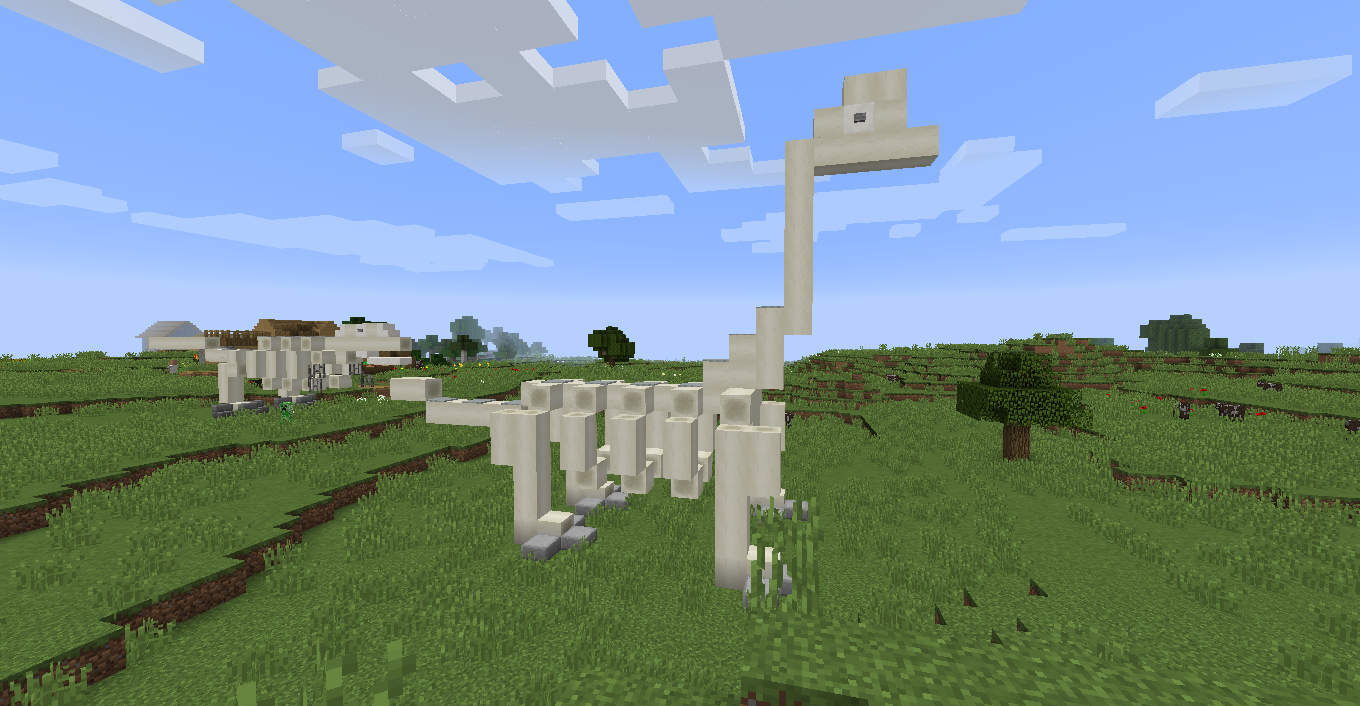 build dinosaur skeleton