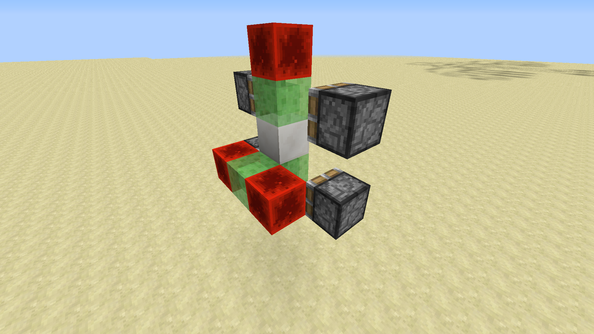 minecraft slime block launchers diagonal