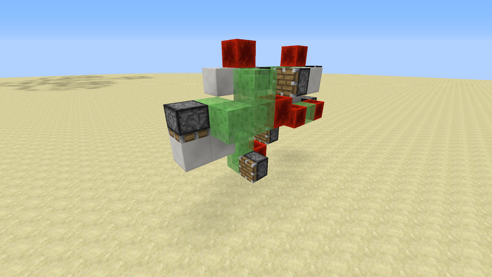 minecraft how high does a slime block launcher send you