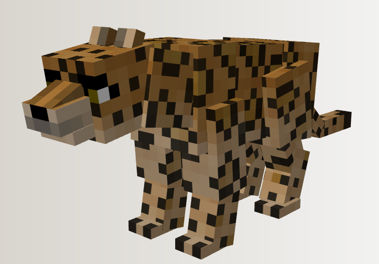 Minecraft cheetah mod.