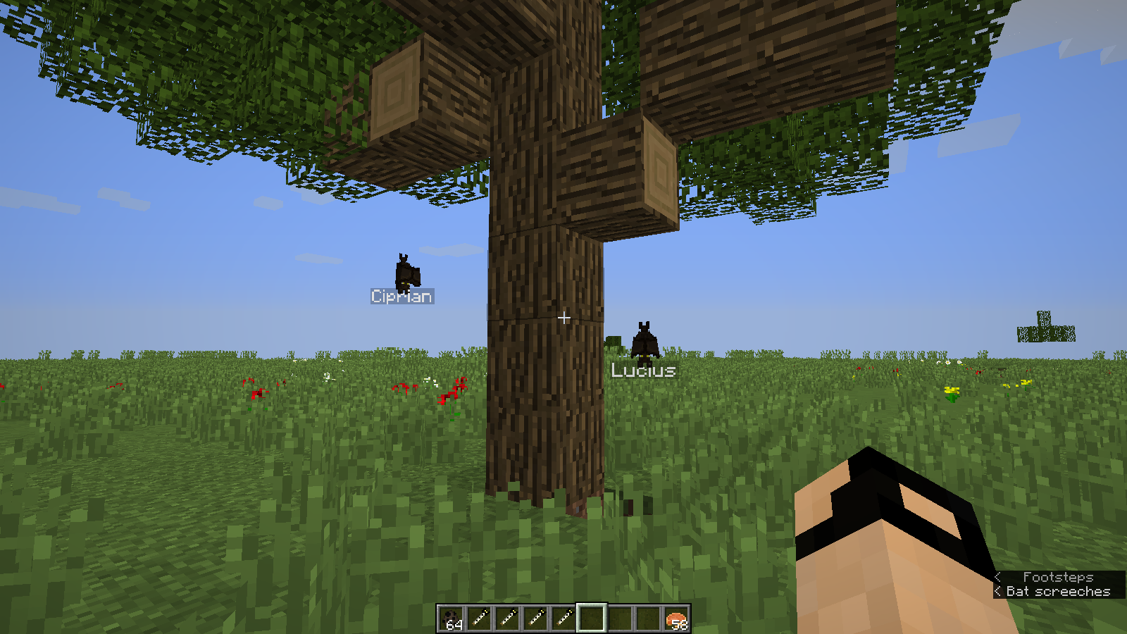 [1.12] Pet Bats. Flying! Hanging! Fighting! Minecraft Mods Mapping