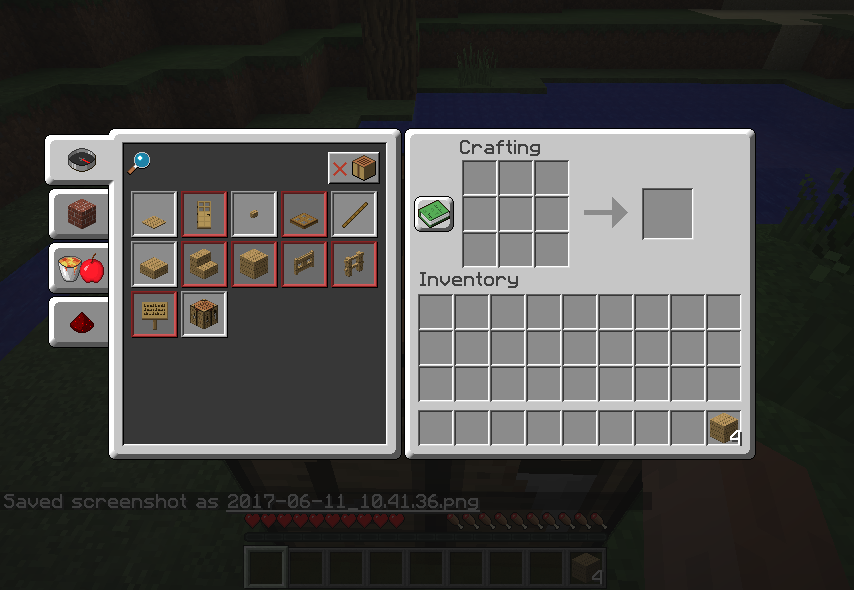 How to open recipe book in minecraft