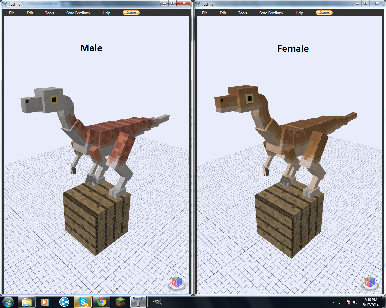 minecraft gallimimus