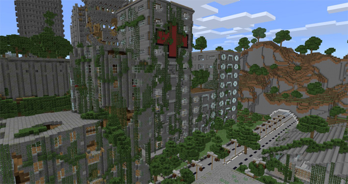 minecraft apocalypse city map