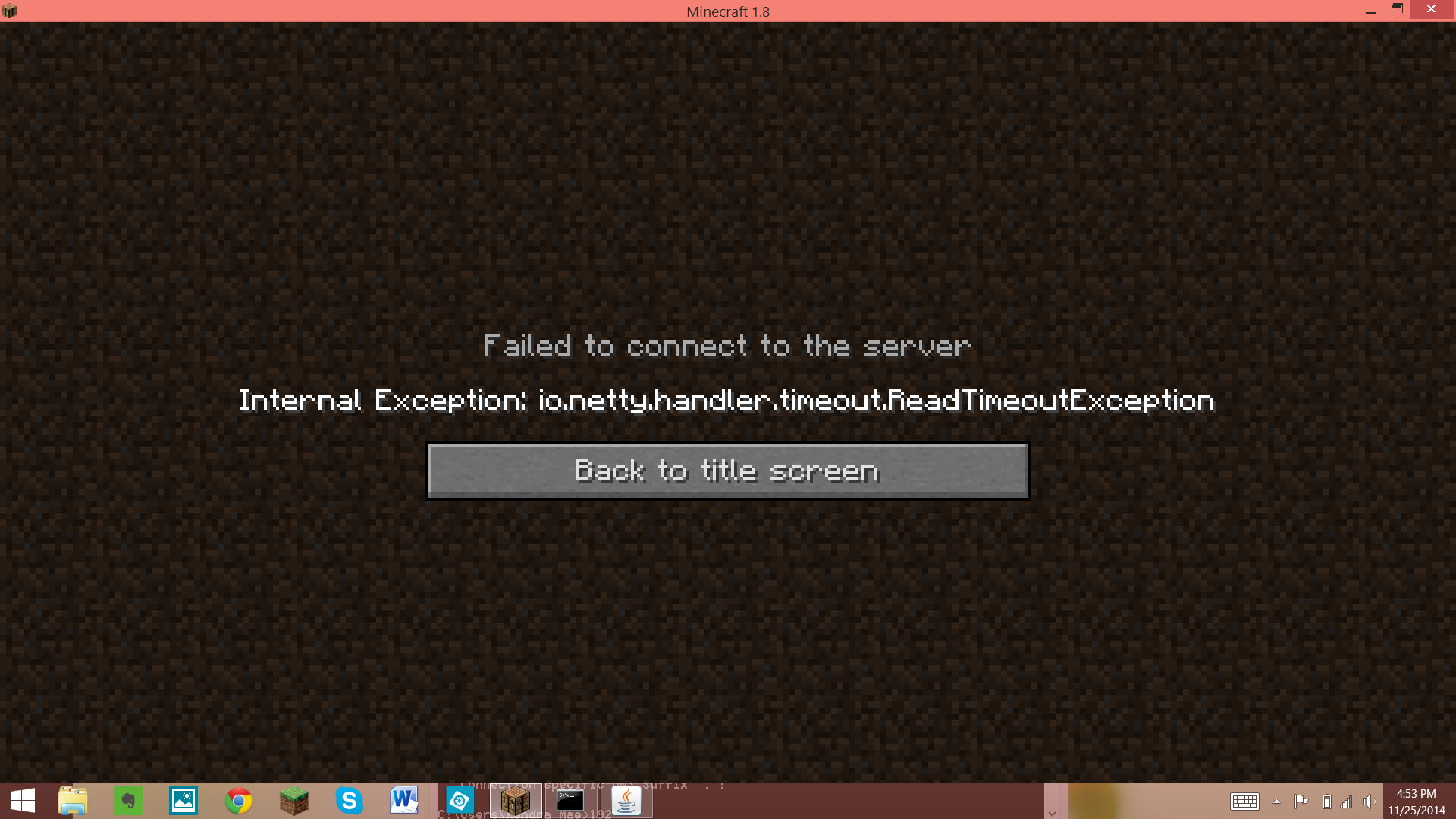 minecraft cannot connect to server in launcher