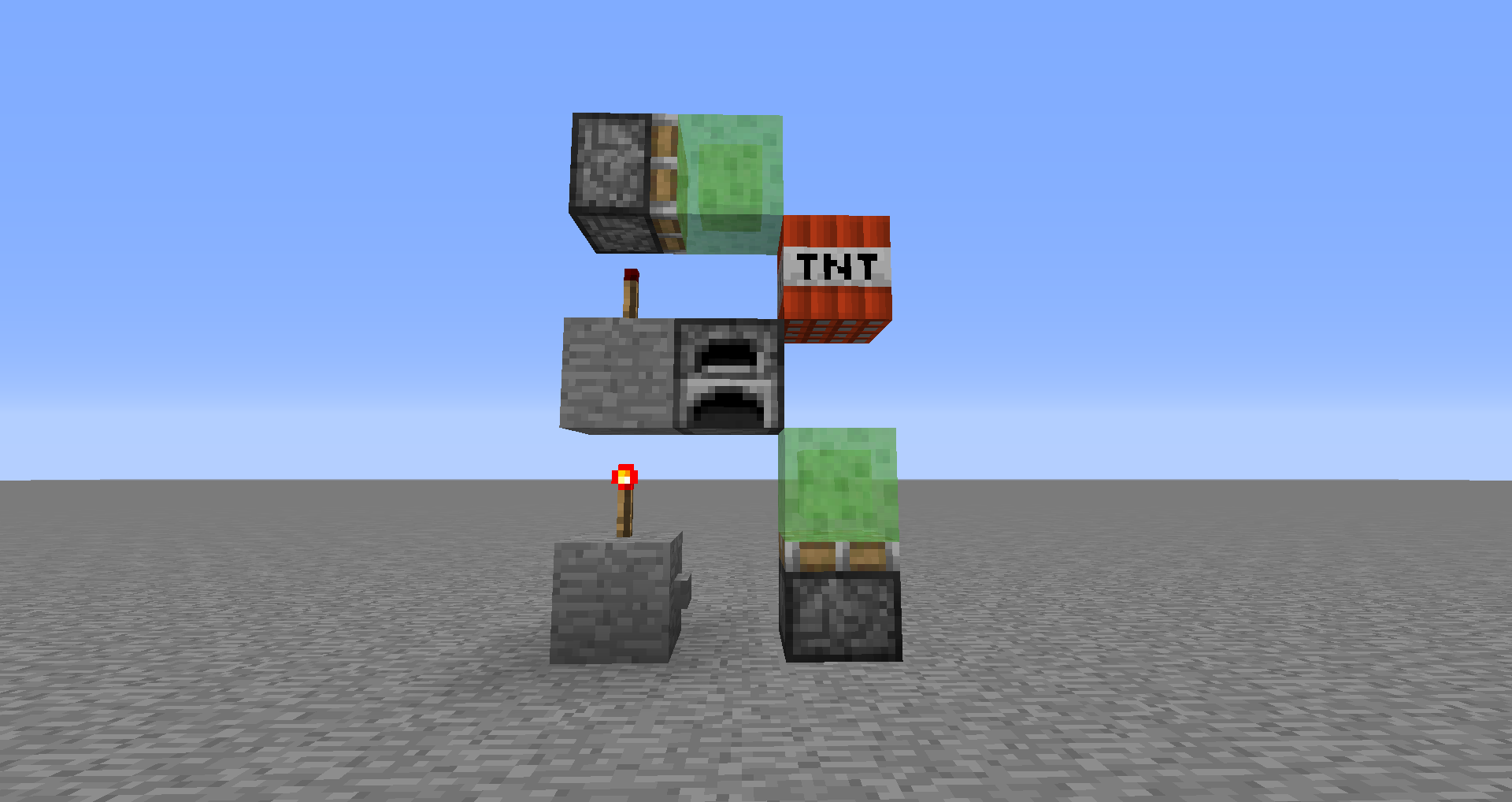 how to increase the height of a slime block launcher in minecraft