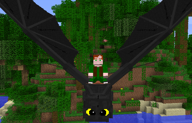 minecraft how to train your dragon mod