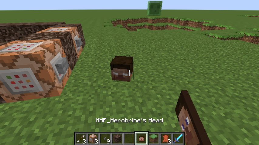 Herobrine Head In Minecraft Discussion Minecraft Java Edition 