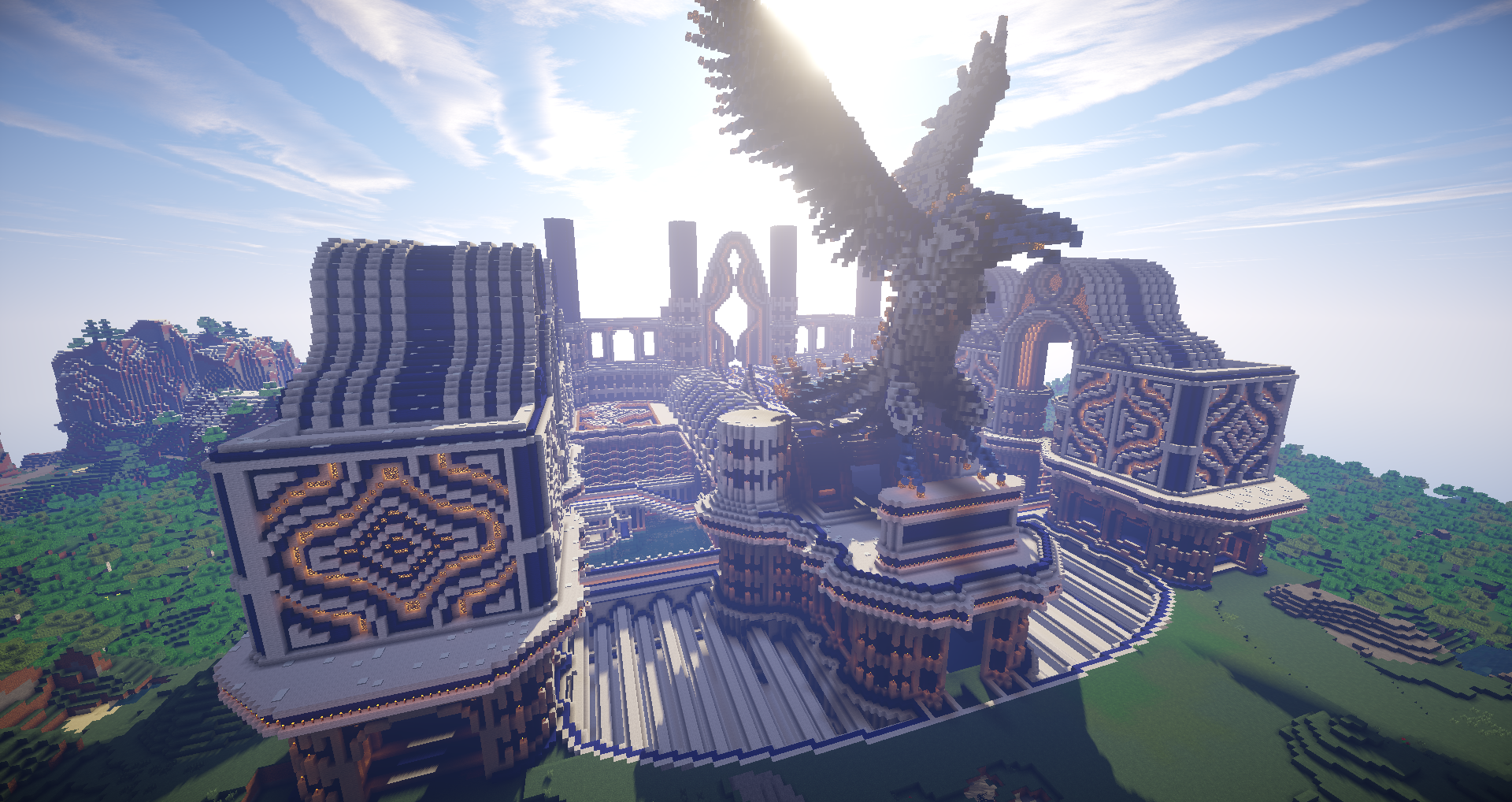 My New Minecraft Project Megabuild Screenshots Show