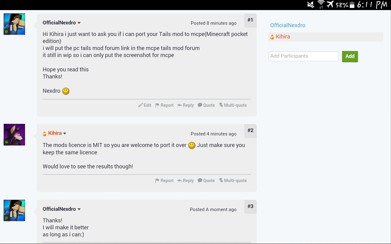 Pocket Tails Mod Minecraft Pocket Edition Tails in MCPE!! (2 Beta