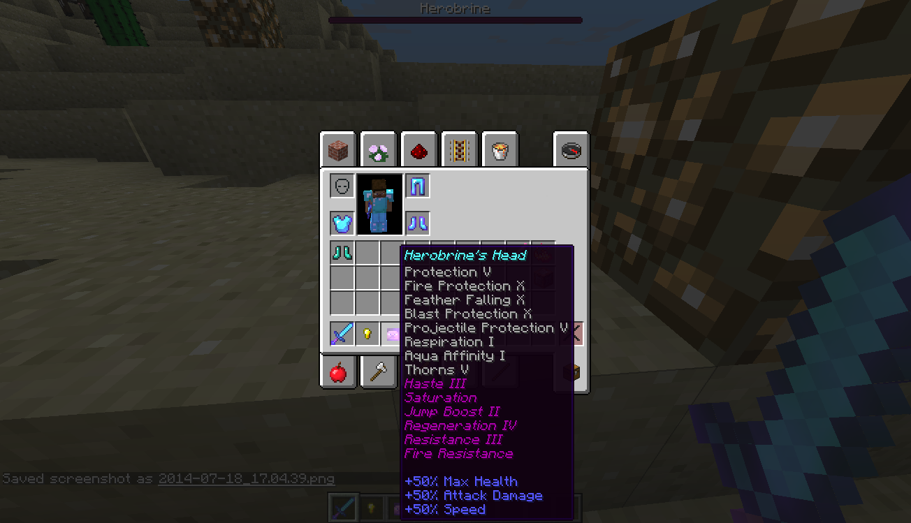 1.8 Armor with Potion Effects via command blocks ...