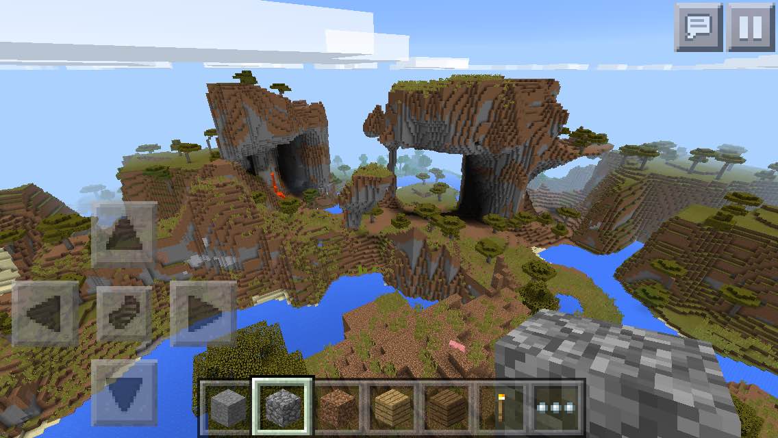 Multiple biomes, easy building, crazy resources, 6 villages... - MCPE ...