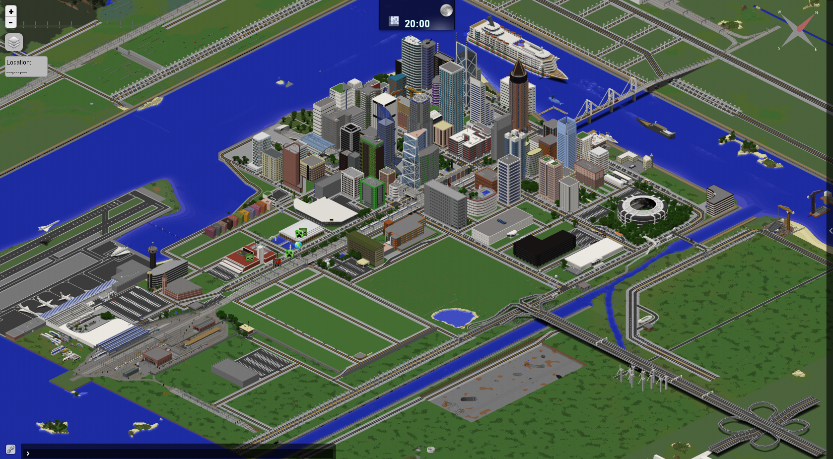 minecraft city map furnished 1.7.10