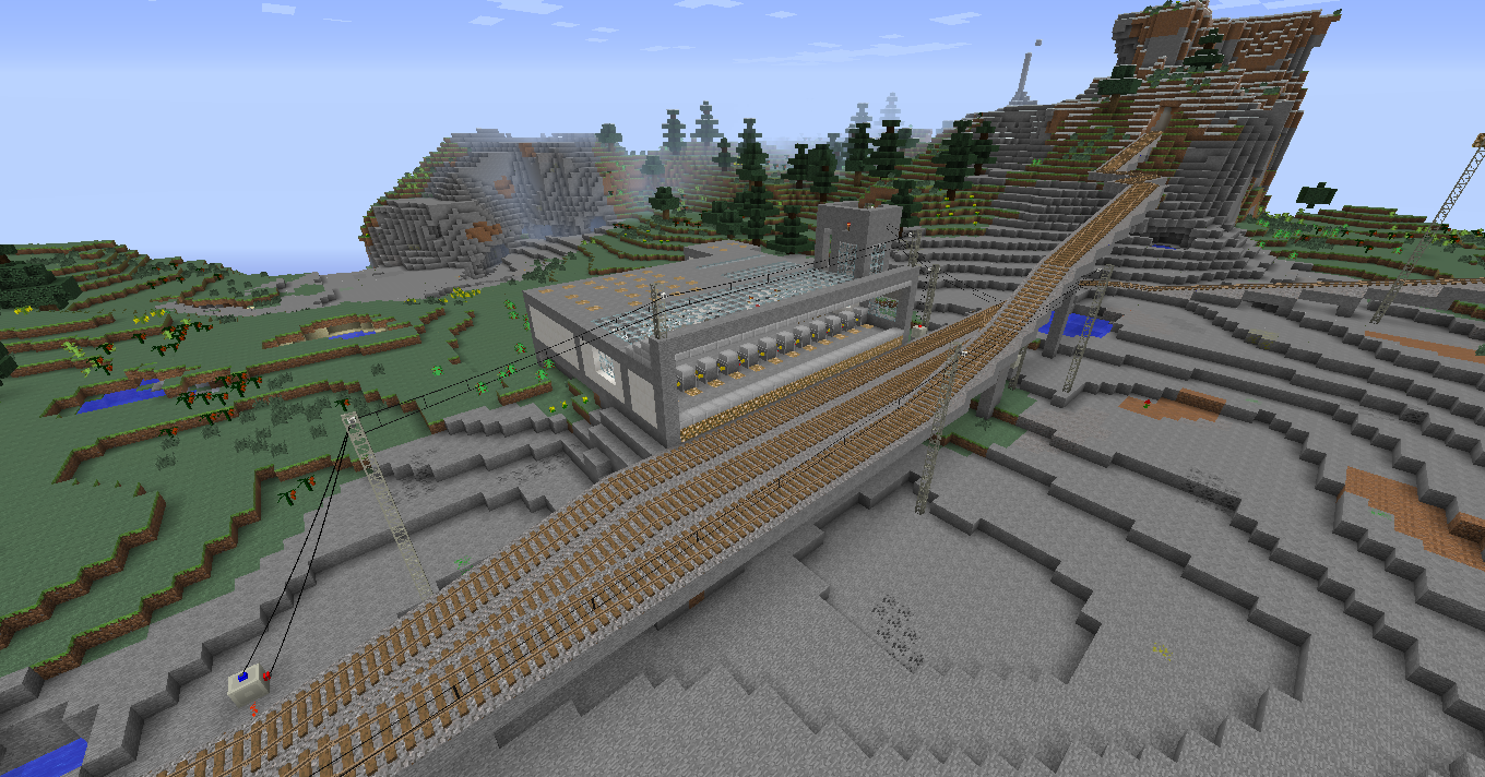 [Real Train] 1.7.10 map by: GamingDX - Maps - Mapping and 