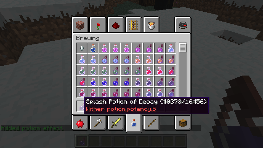 Custom Potions with only one command with 3 easy steps 