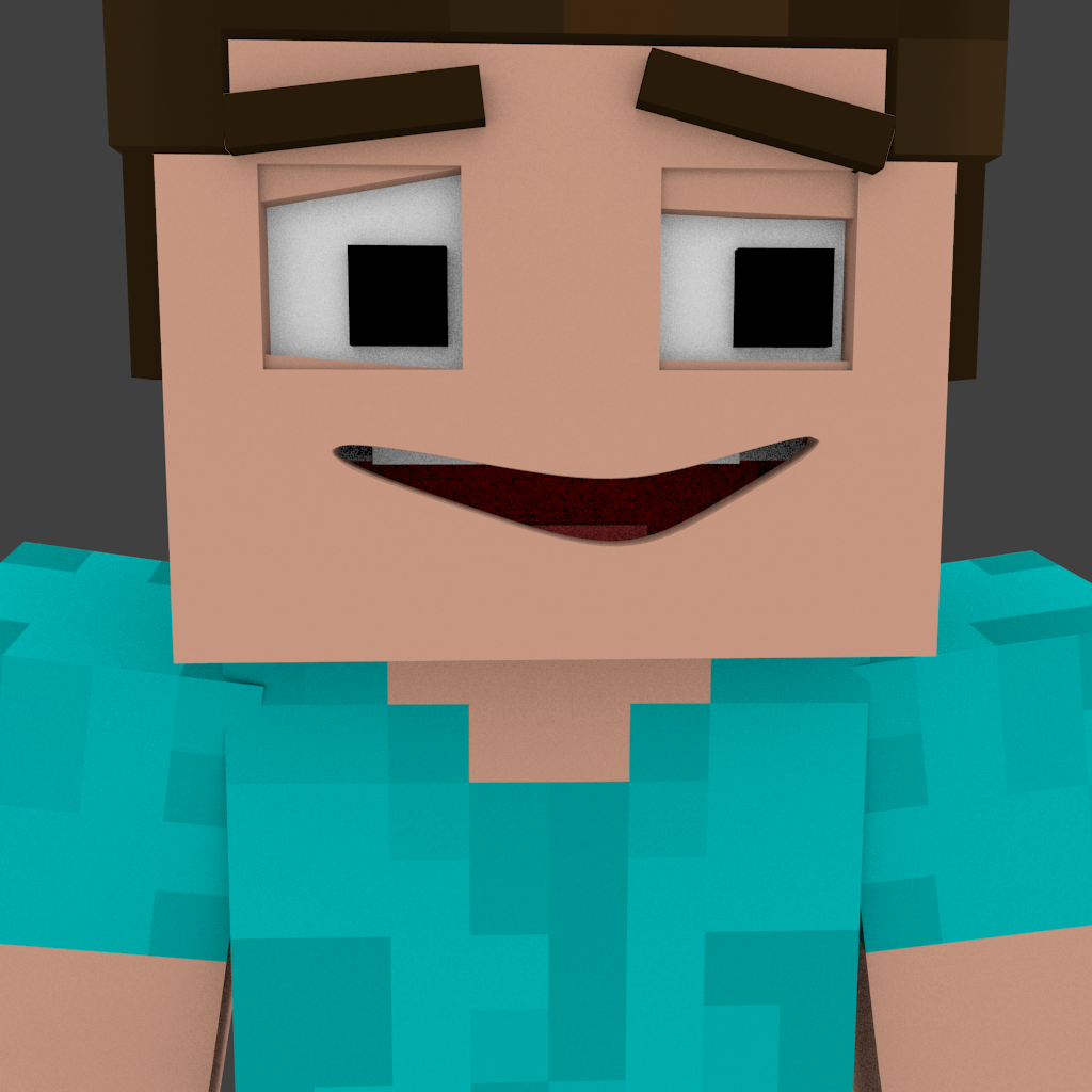 Minecraft Character Rig (Blender) - [Advanced(ish) Face Rig] [Sharp ...