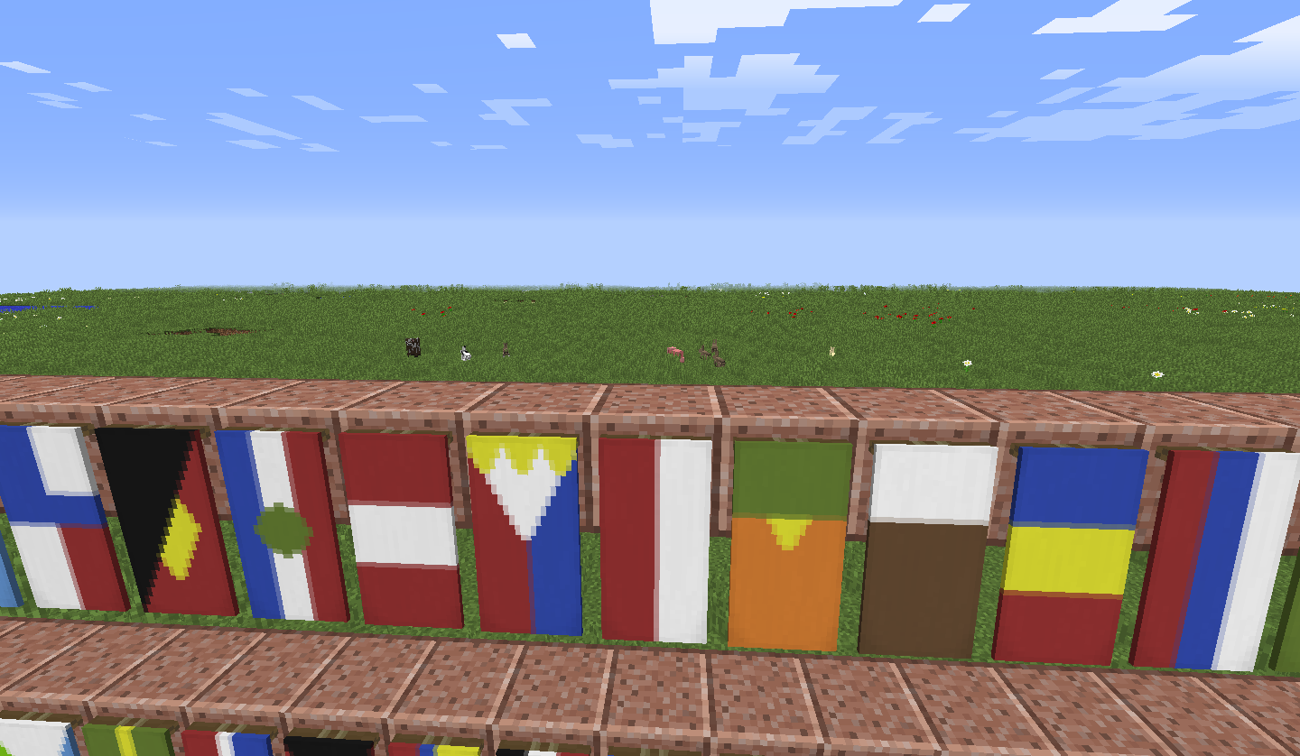 Flags of all 196 Countries on Banners - Discussion - Minecraft: Java ...