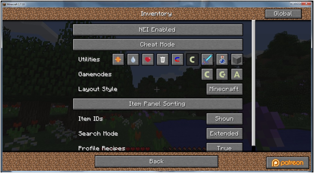 NEI: Missing Left Side of Inventory Menu - Mods Discussion - Minecraft ...