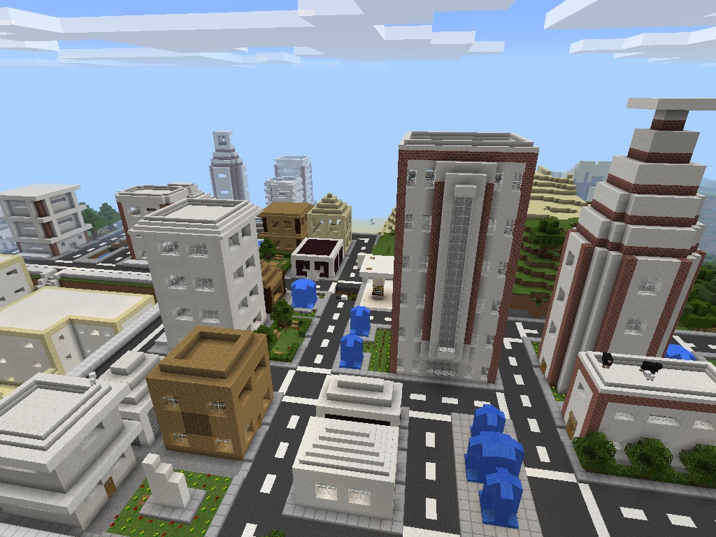 minecraft pocket edition city maps