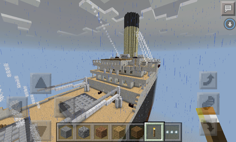 RMS Titanic From Raise The Titanic In Minecraft Pocket 