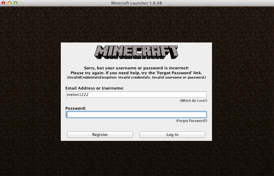cant log in on the old minecraft launcher