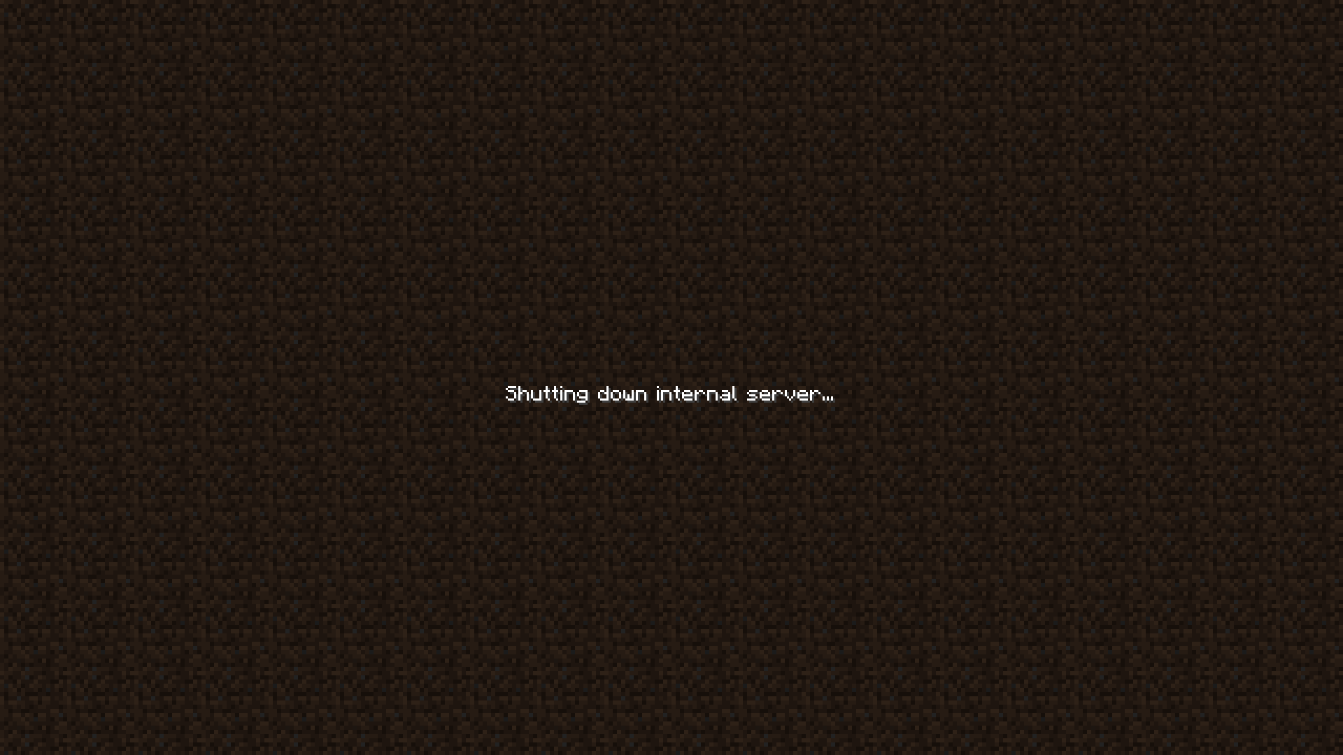 Internal error майнкрафт. Shutting down Internal Server. Ошибка сервера майн. Дисконнект майнкрафт.
