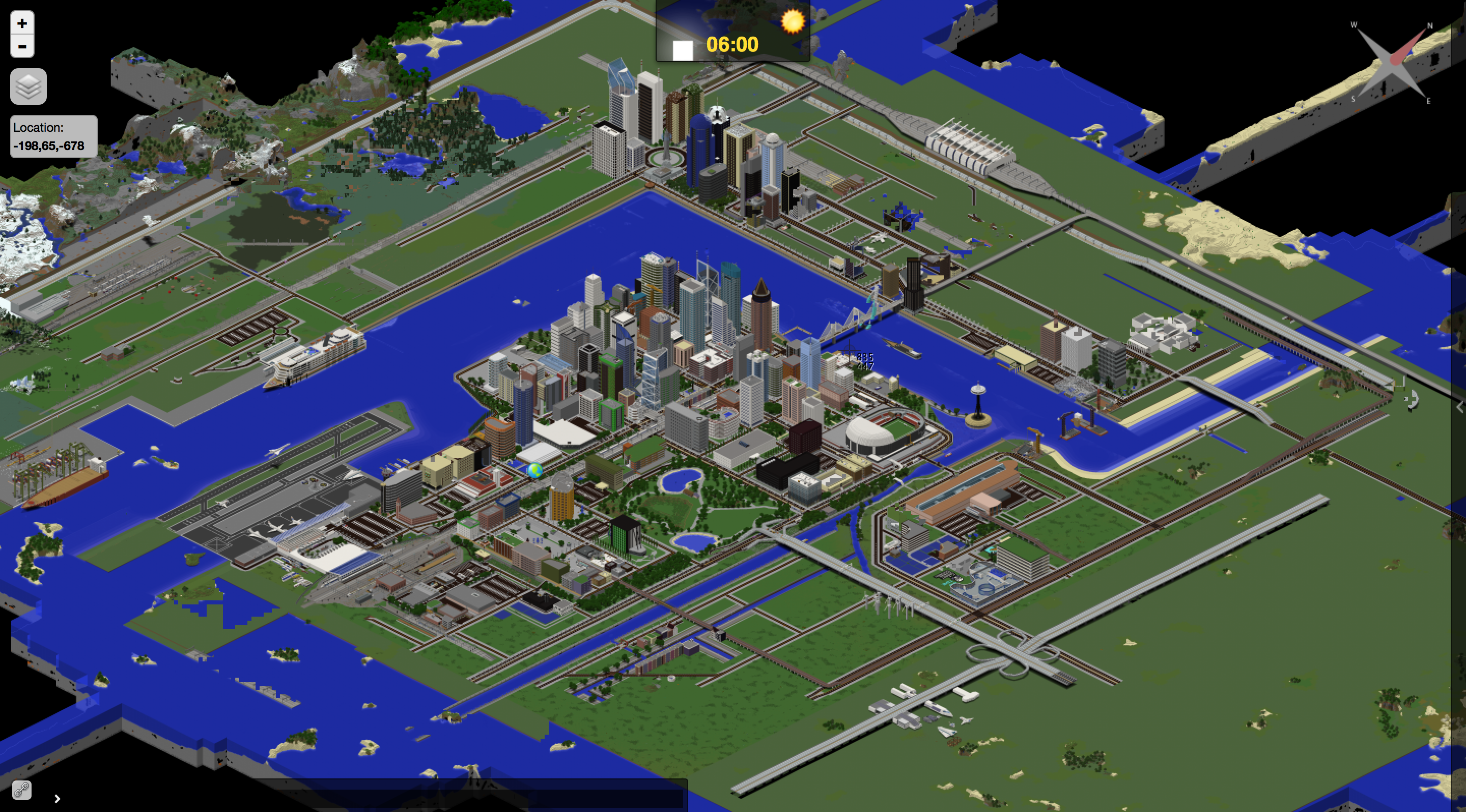 city maps for minecraft 1.7.10