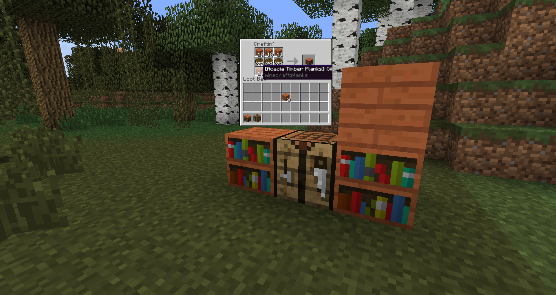 Wood Varied Bookshelves Suggestions Minecraft Java Edition