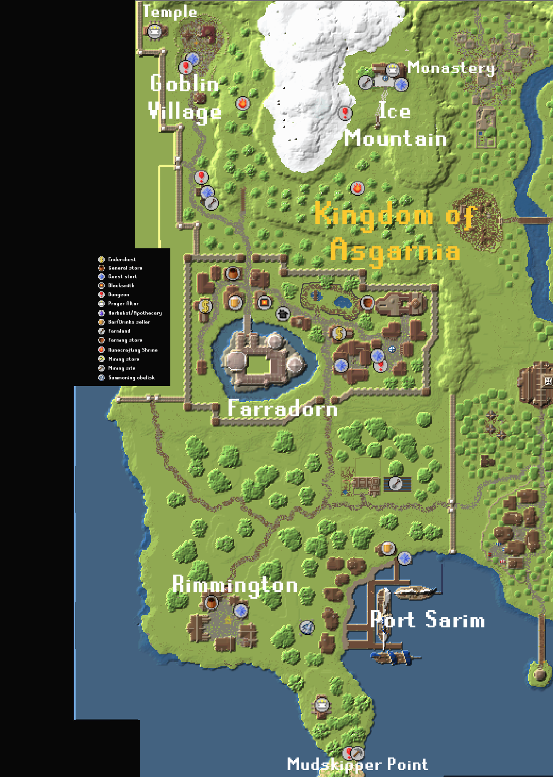 OS Runescape Interactive Map