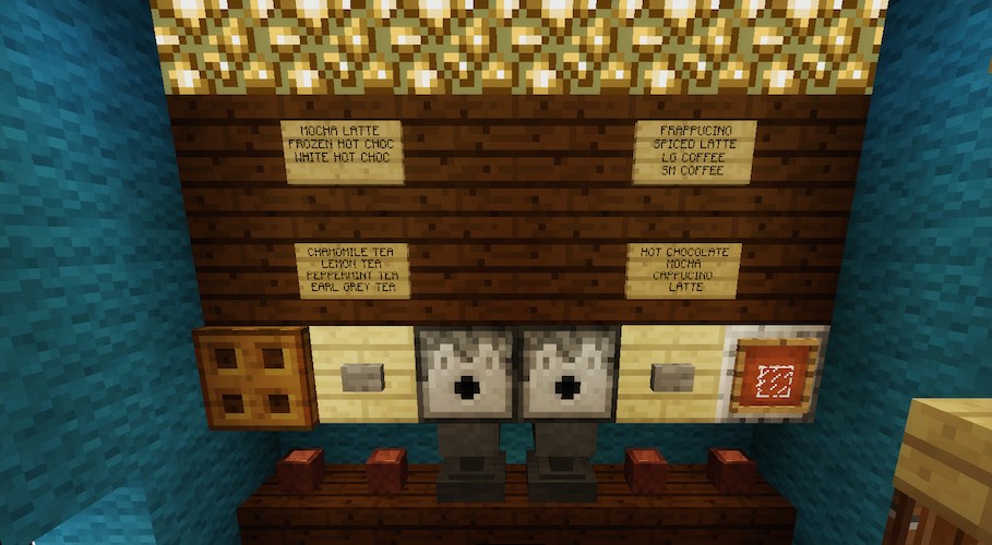 Easy Build, a Minecraft Coffee Shop Show Your Creation Minecraft