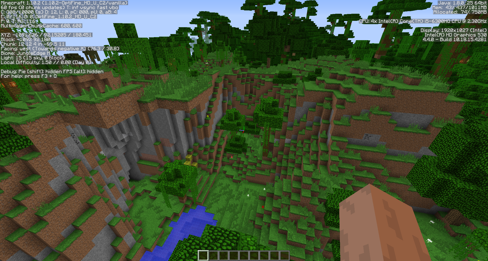 Jungle Edge M found only 1000 blocks from spawn! (Rarest Seed Ever