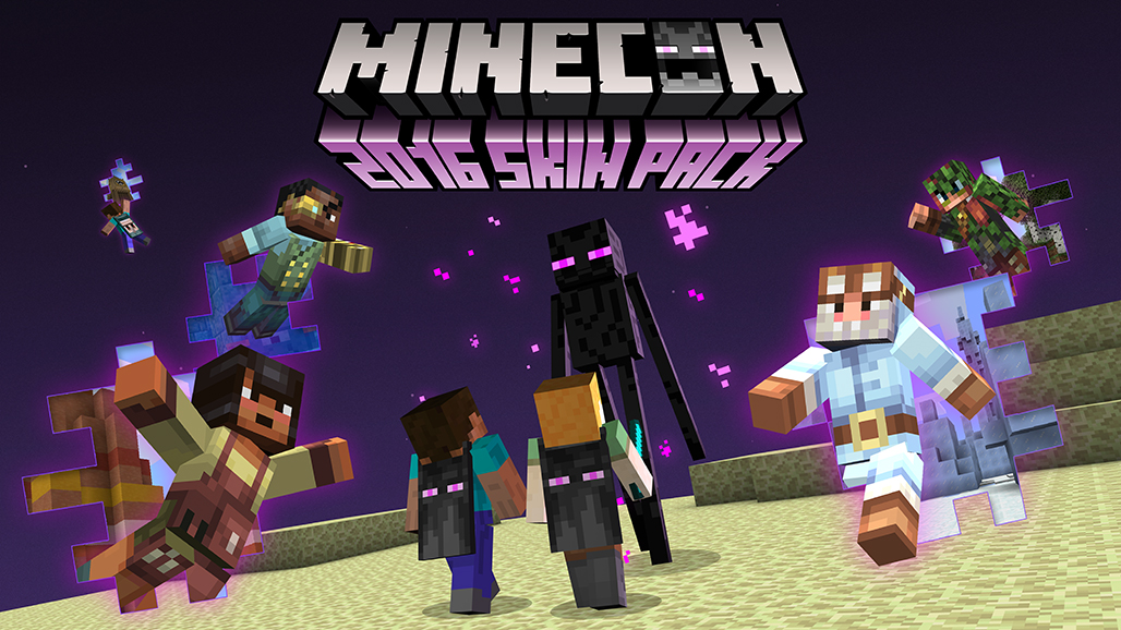 16 Minecon Skin Pack Free For Now News Minecraft Forum