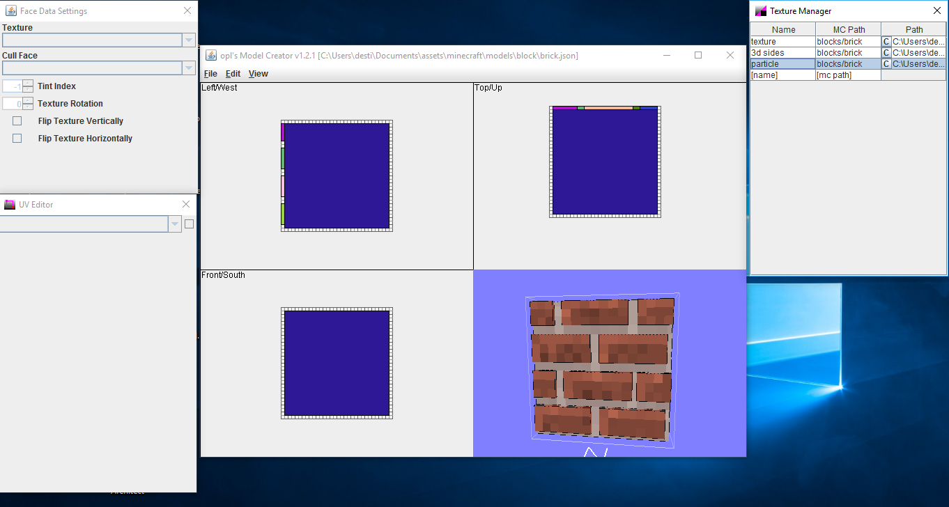 opl's Model Creator Free 3D model editor Minecraft Tools Mapping and Modding Java Edition
