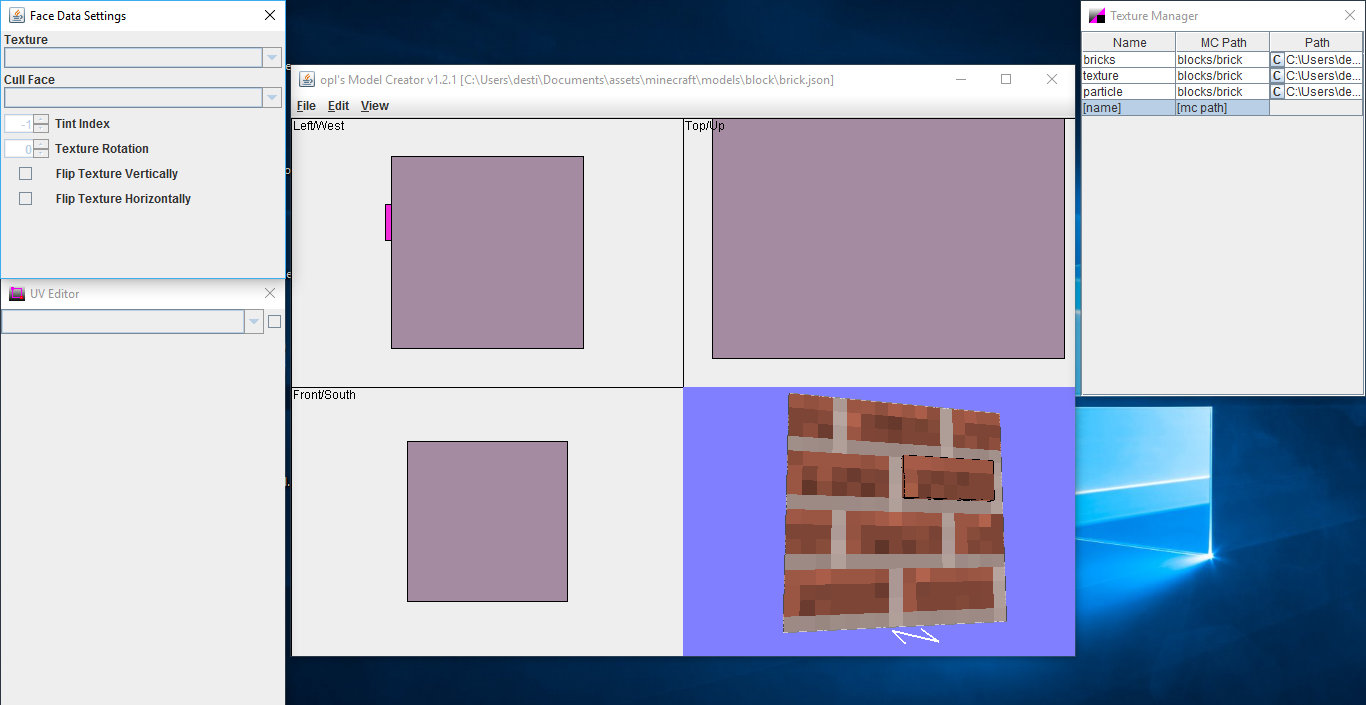 opl's Model Creator Free 3D model editor Minecraft Tools Mapping and Modding Java Edition