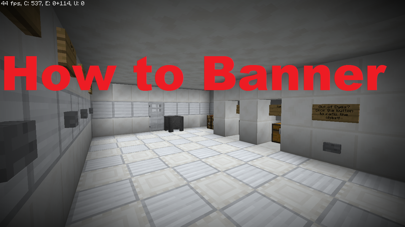 How to Banner (Minecraft 1.11.2 Map) - Maps - Mapping and Modding: Java