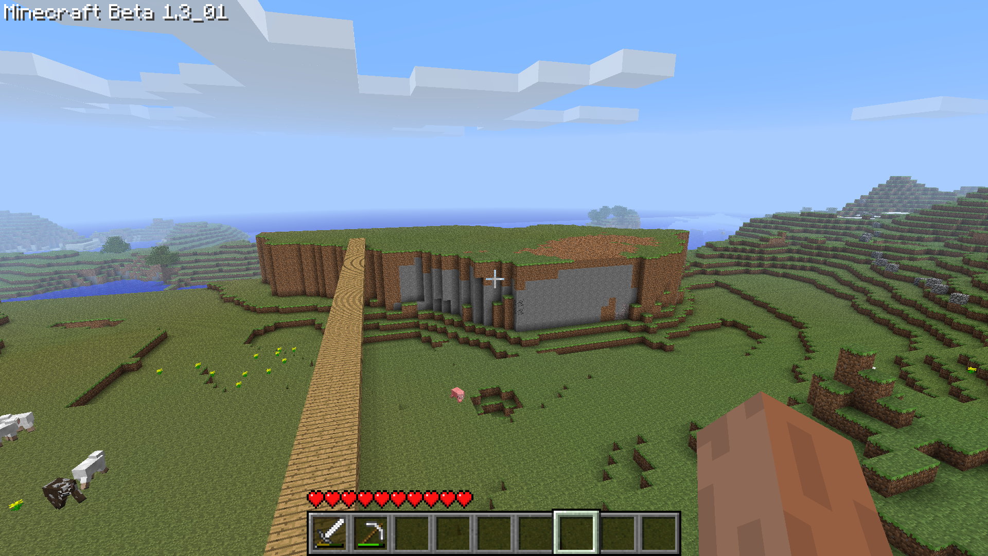 So I flattened the top of a large hill... - Survival Mode - Minecraft ...