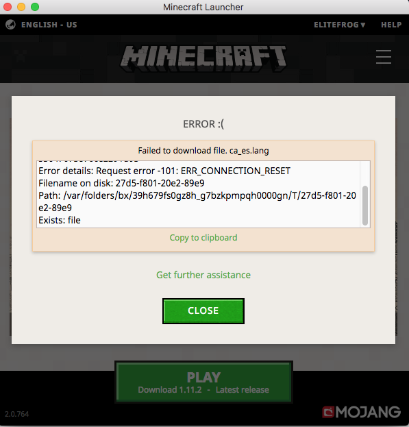 what to do when your minecraft launcher says cannot connect to server