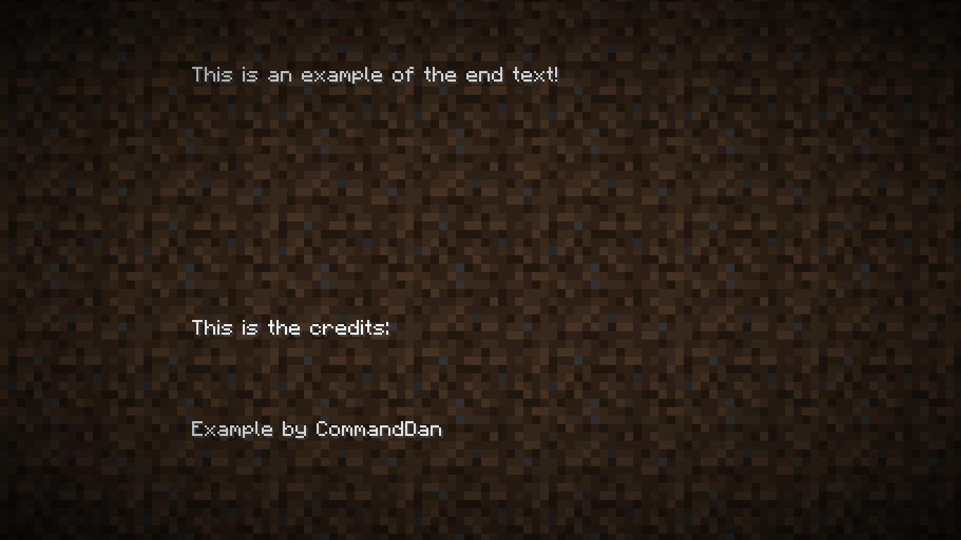 How To Skip The End Credits In Minecraft Java