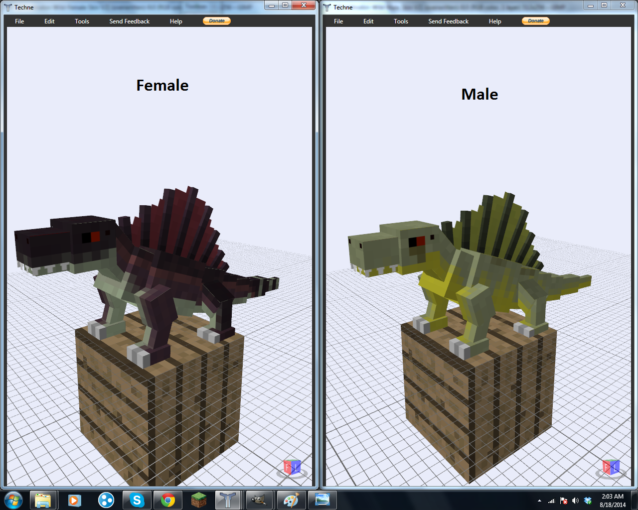 JurassiCraft!© Build 1.3.0 Prerelease Daily Builds WIP Mods